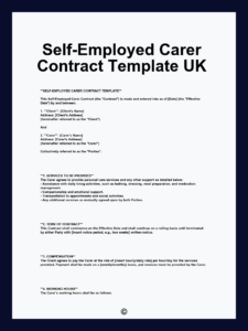 self-employed-carer-contract-template