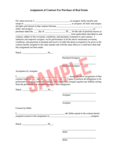 Wholesaling Real Estate Contract Template Wholesaling Real Estate Contract Template