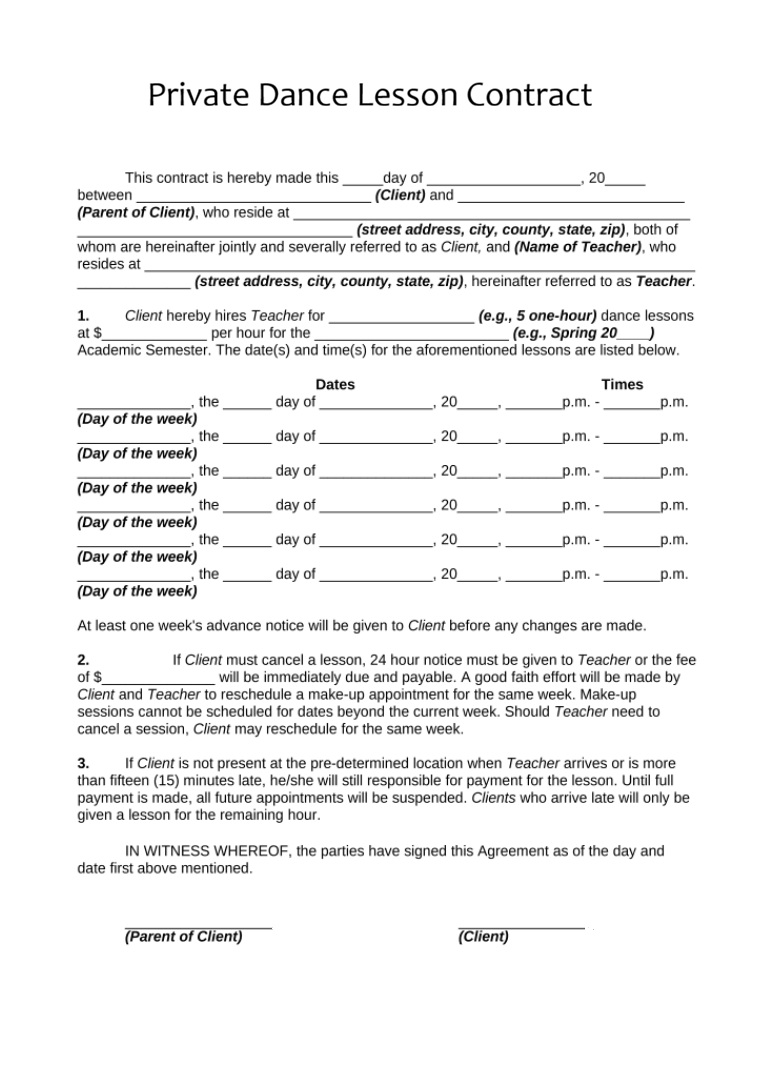 Private Investigation Company Contract Template