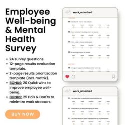Health and Wellbeing Survey Template Health and Wellbeing Survey Template