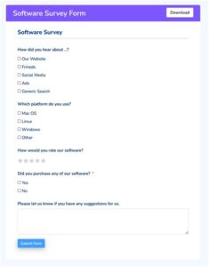 Customer Discovery Internet Survey Template Customer Discovery Internet Survey Template